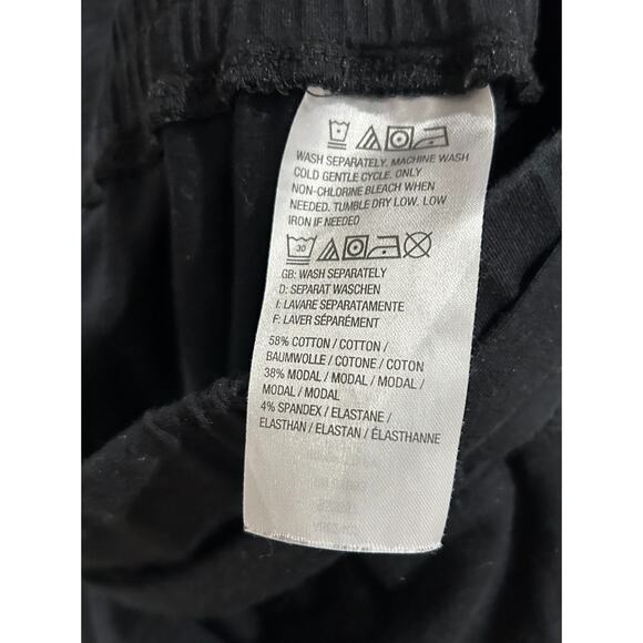 Anybody Elastic Waist Front Tie Relaxed Cropped Pants Size 2X Cotton Modal - Picture 3 of 4